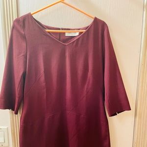 MM Lafleur The Alexandra Dress Red Claret Size 12